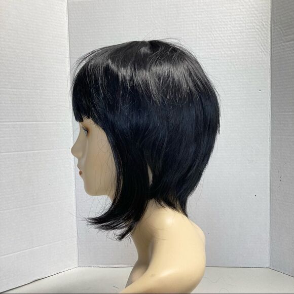 DEMON SLAYE Synthetic Wig black two wigs in one, ponytail extension‎ - Picture 12 of 14